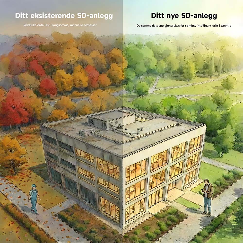 Gjenbruk av SD-anlegg