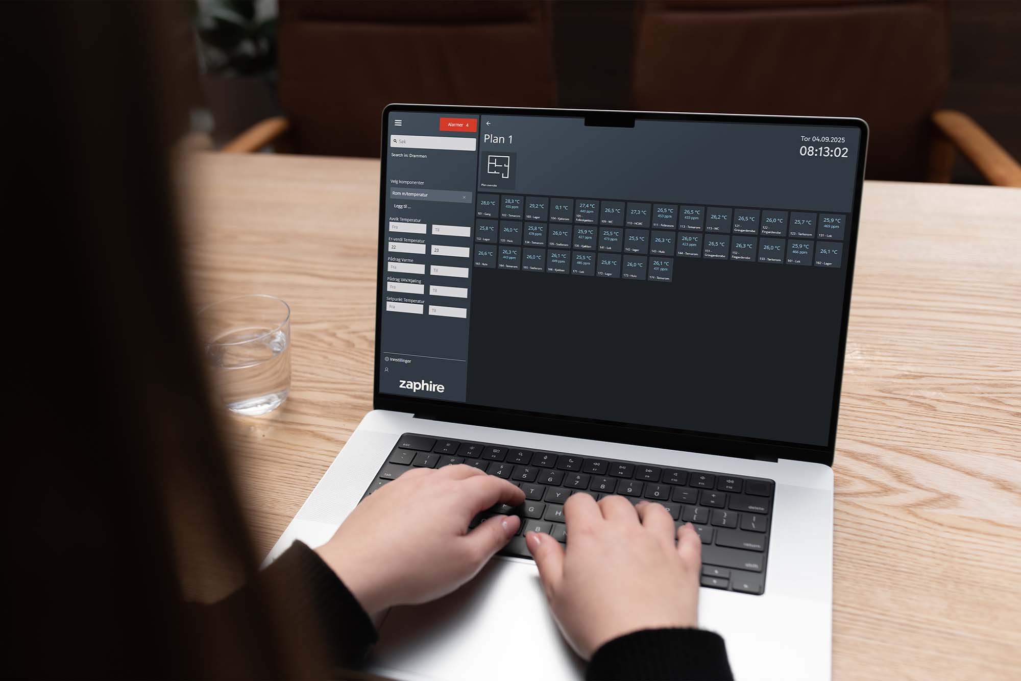 Zaphire toppsystem for byggautomasjon